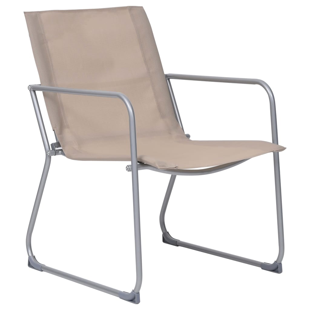 4Dílná Zahradní Sedací Souprava Textil A Ocel Taupe
