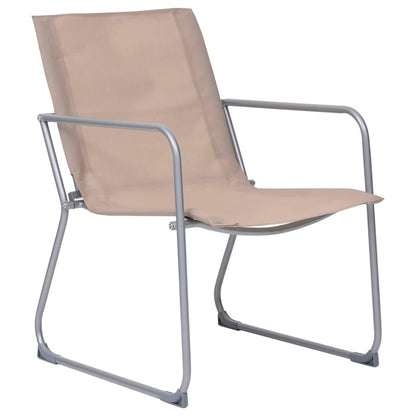 4Dílná Zahradní Sedací Souprava Textil A Ocel Taupe