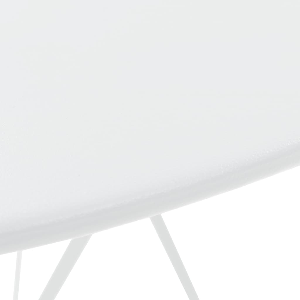 3Dílný Bistro Set Ocelový Bílý