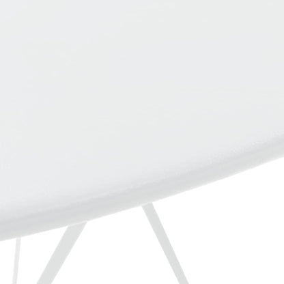 3Dílný Bistro Set Ocelový Bílý