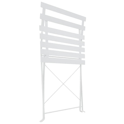 3Dílný Bistro Set Ocelový Bílý