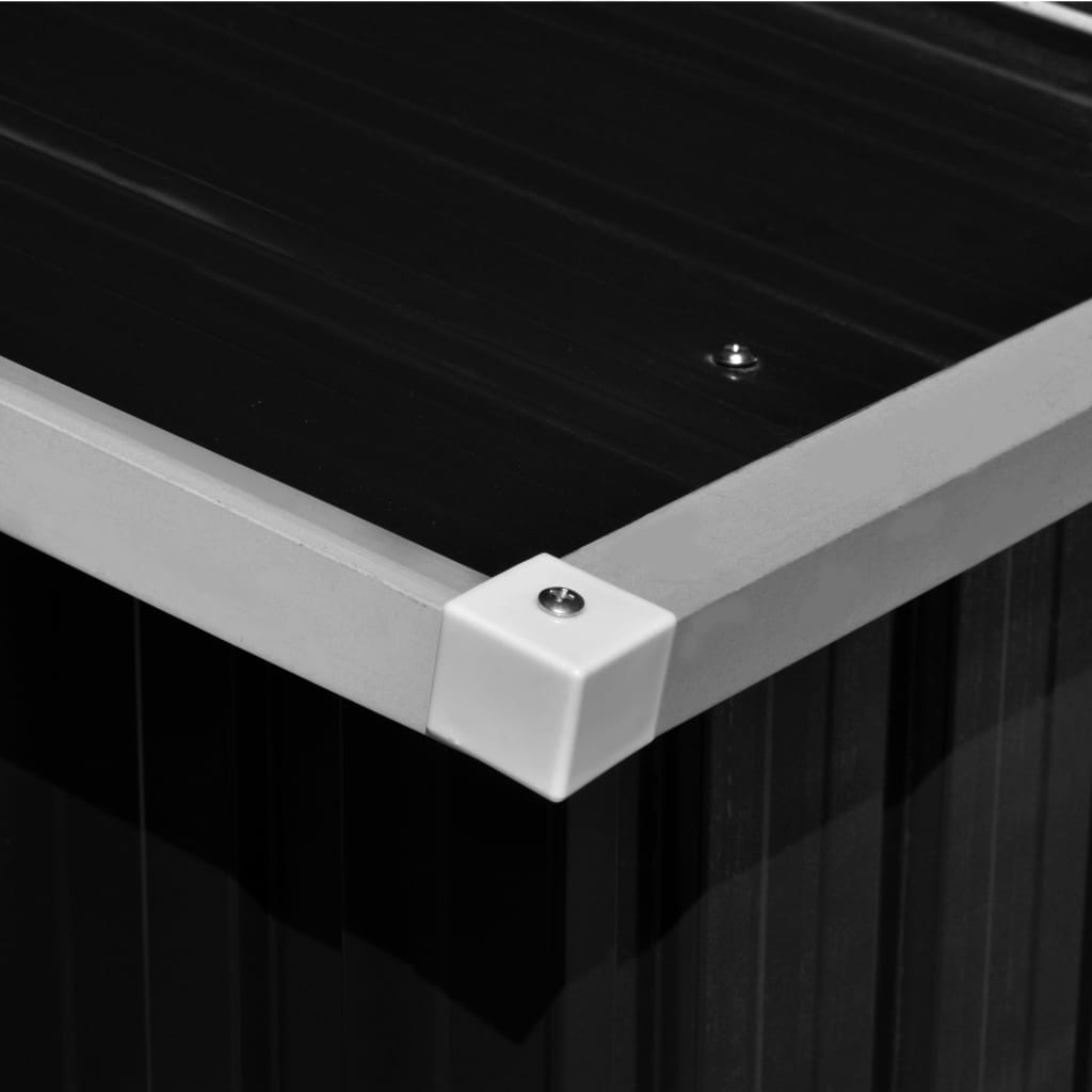 Zahradní Domek Kovový Antracitový