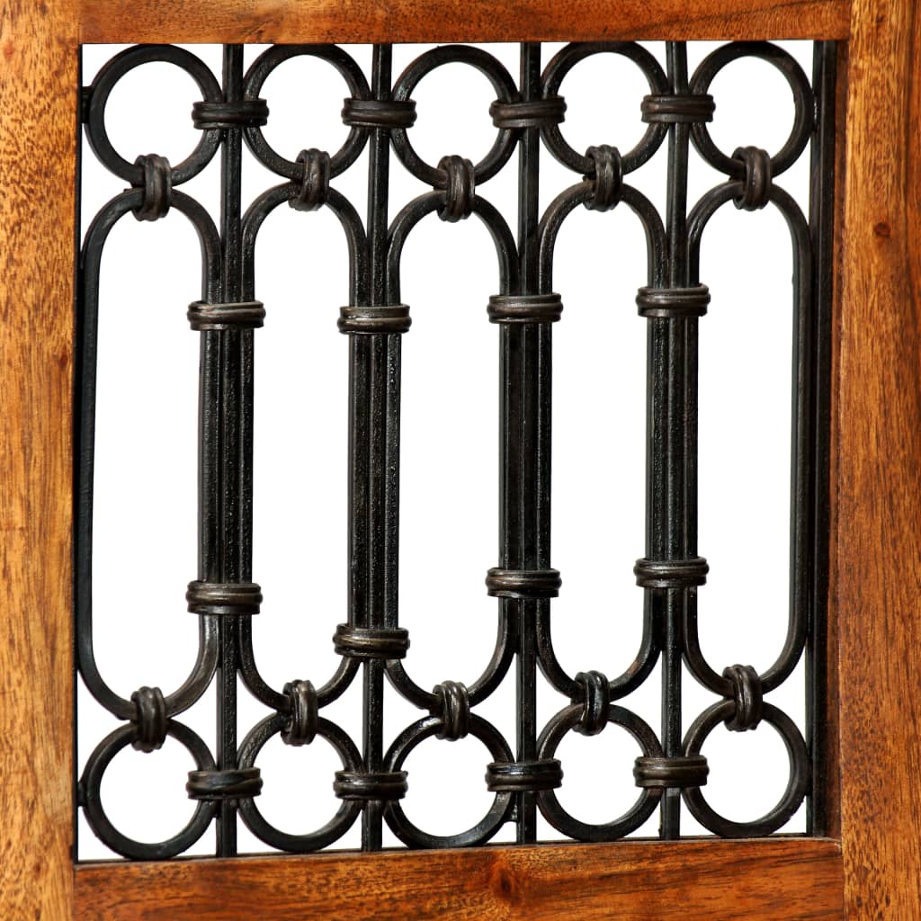 Jídelní Židle 6 Ks Masivní Dřevo Klasické