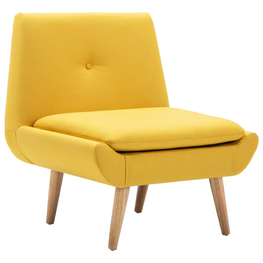 Křeslo Žluté Textil
