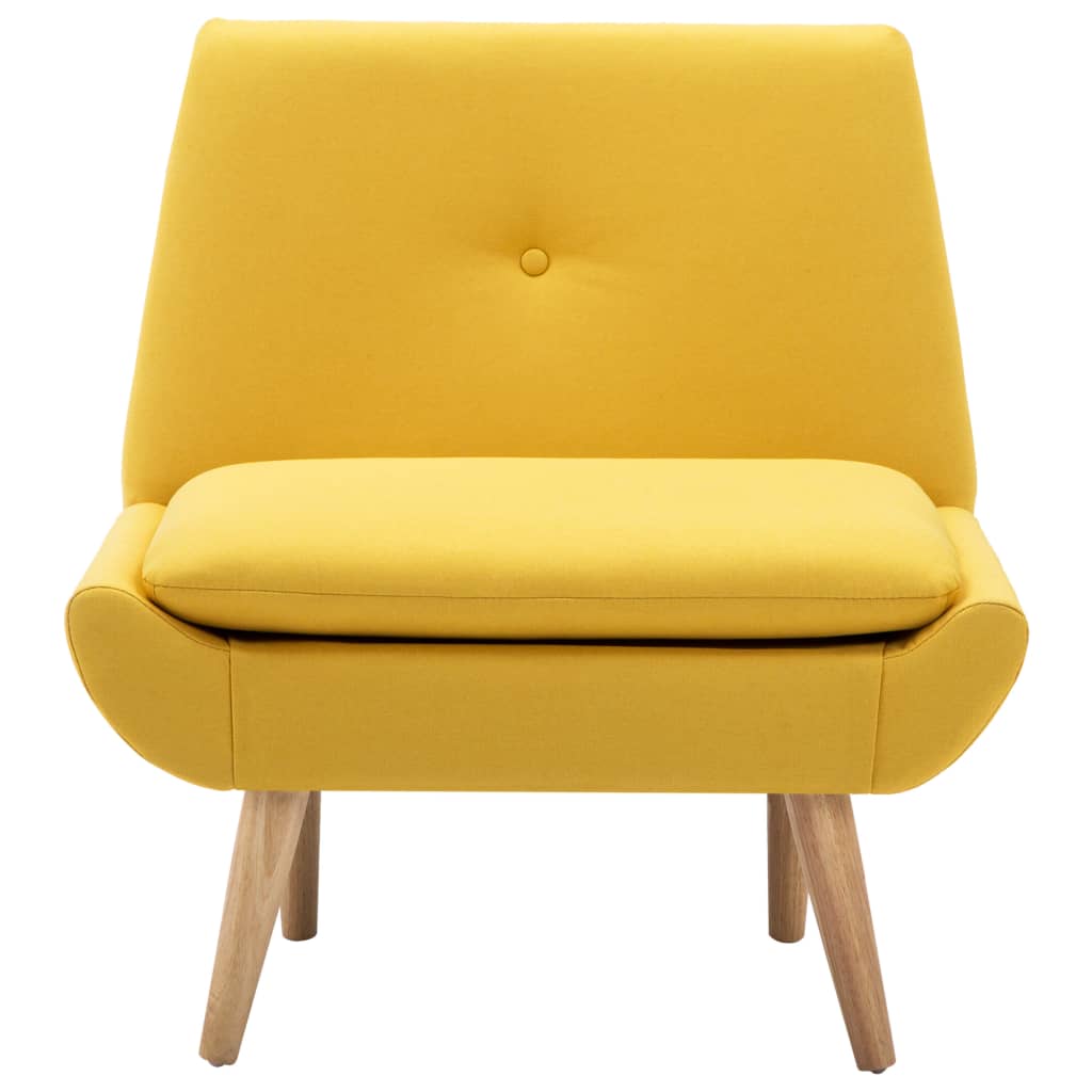 Křeslo Žluté Textil