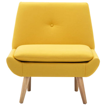 Křeslo Žluté Textil
