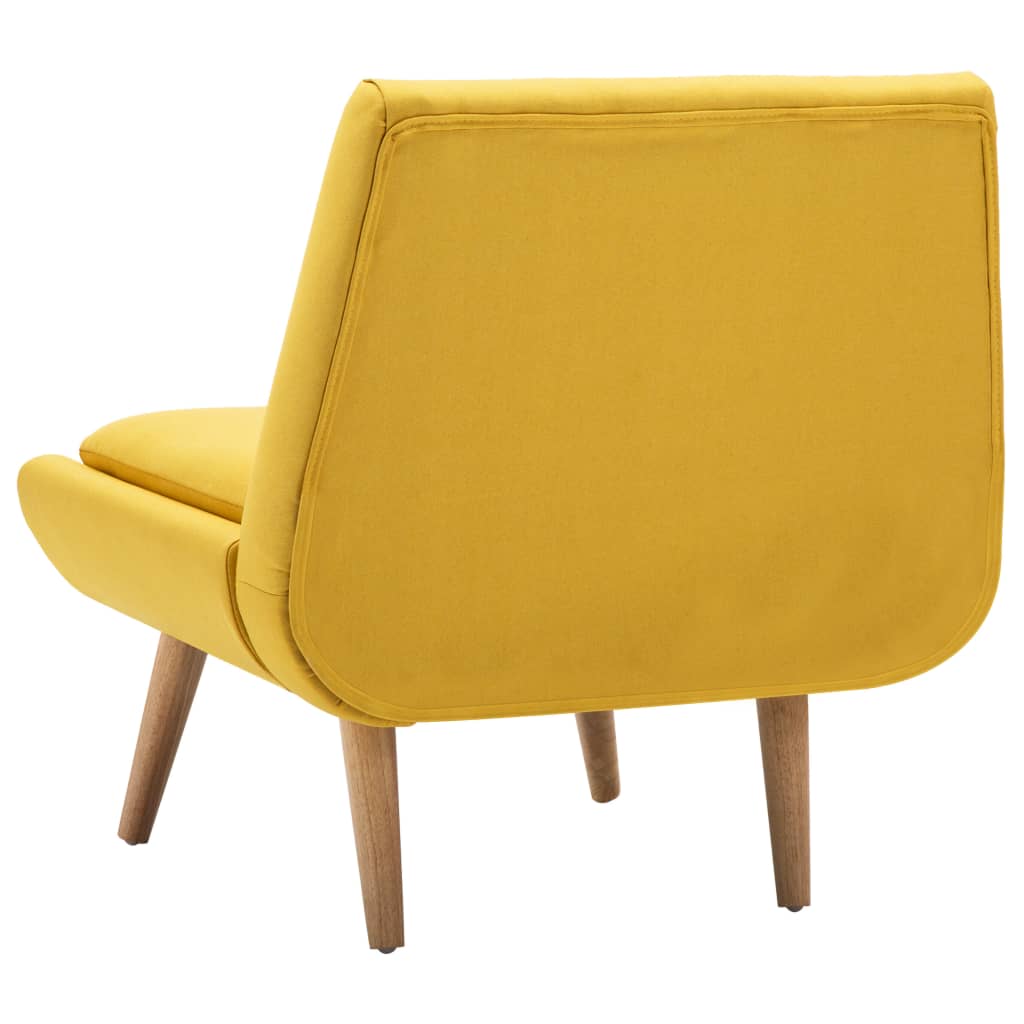 Křeslo Žluté Textil