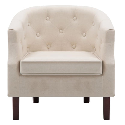 Křeslo Béžové Textil