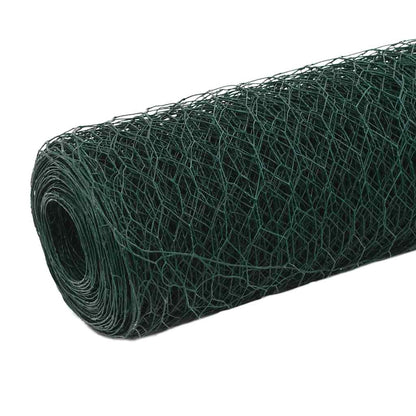 Pletivo Ke Kurníku Ocel Pvc Vrstva 25 X 1,2 M Zelené Zelená