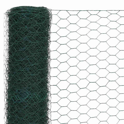 Pletivo Ke Kurníku Ocel Pvc Vrstva 25 X 1,2 M Zelené Zelená