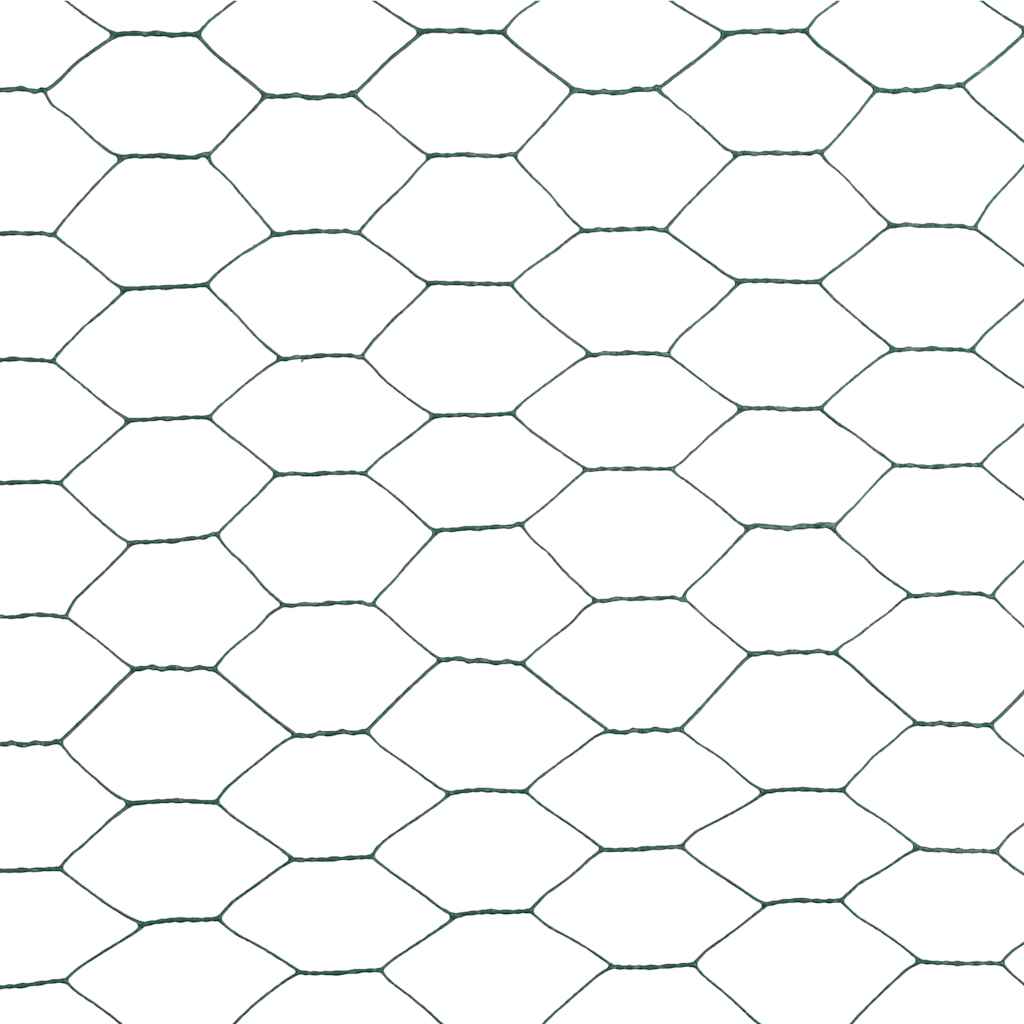 Pletivo Ke Kurníku Ocel Pvc Vrstva 25 X 1,2 M Zelené Zelená