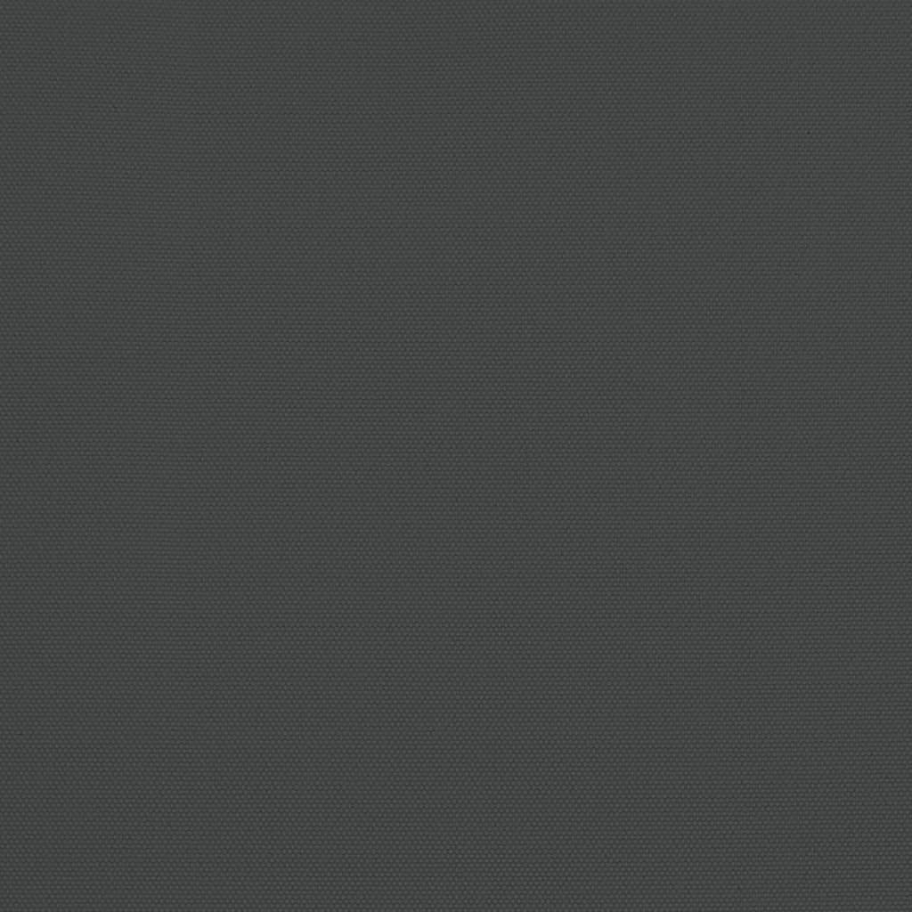 Slunečník Na Balkon Hliníková Tyč Antracitový 270X144Cm Půlkruh