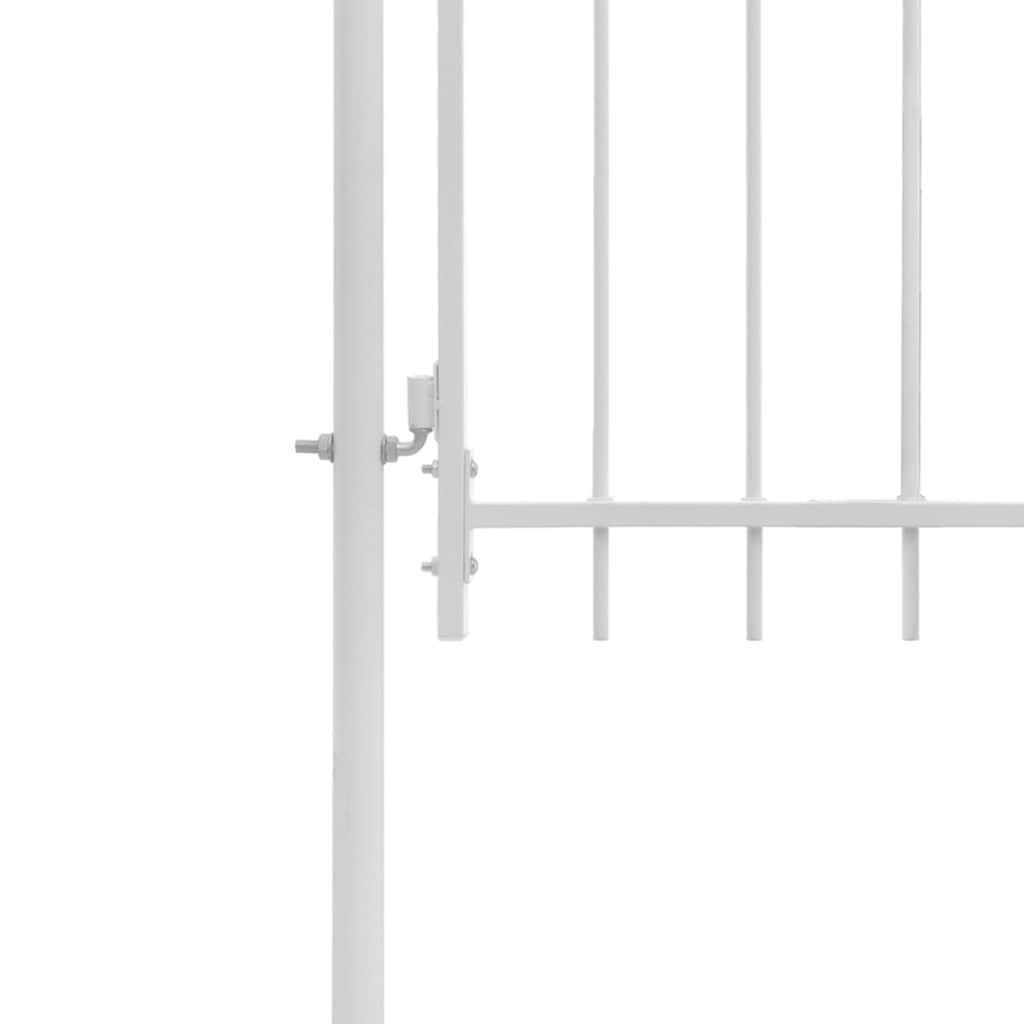Zahradní Brána Woerden Ocel 1X2,45 M Bílá