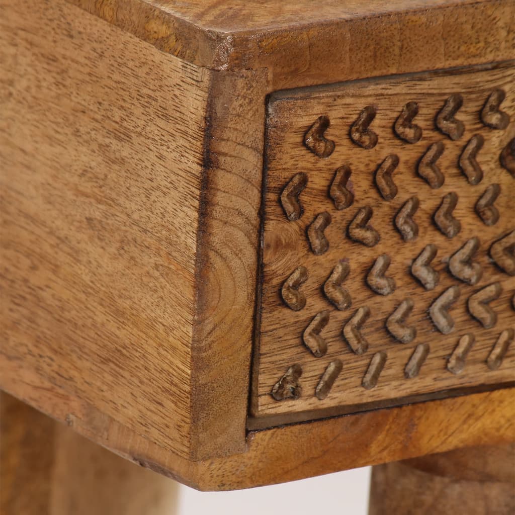 Konzolový Stolek Z Masivního Mangovníku 102 X 30 X 79 Cm Šedá