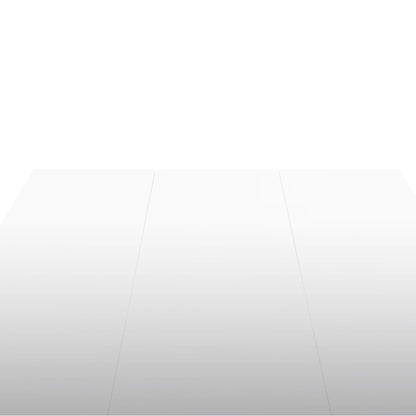 Jídelní Stůl 179 X 89 X 81 Cm Vysoký Lesk Bílý