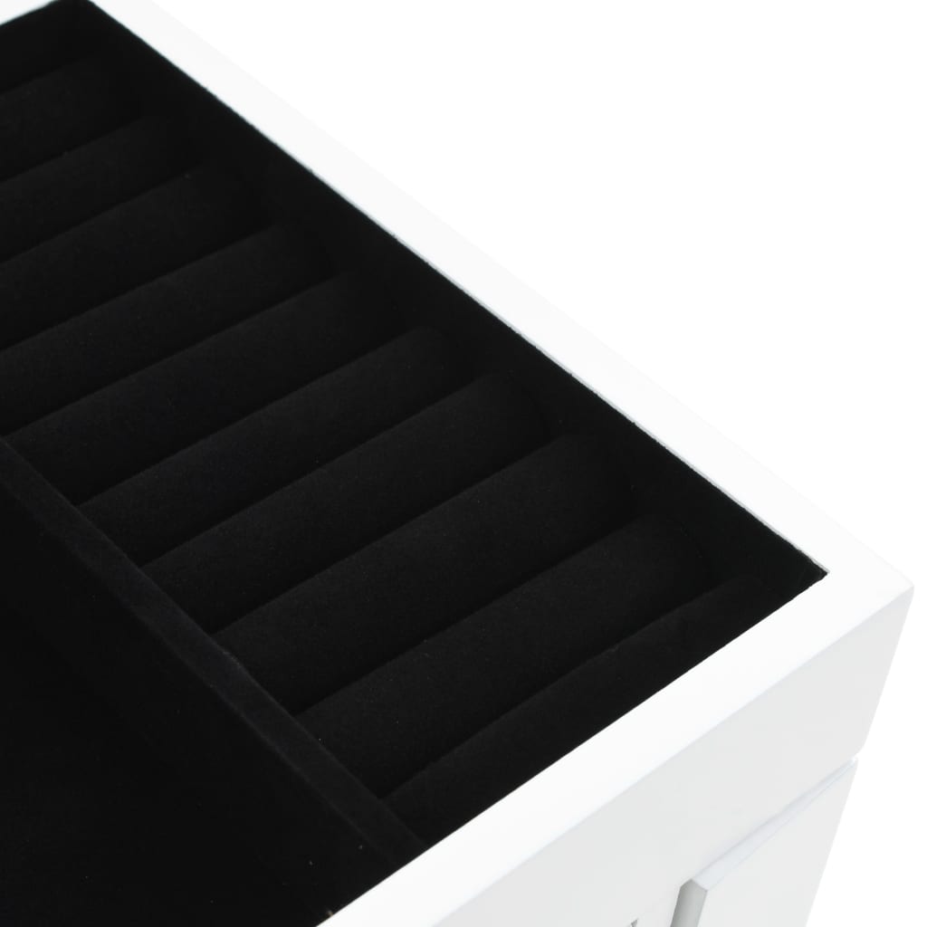 Volně Stojící Skříňka Na Šperky Bílá