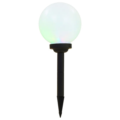 Zahradní Solární Lampy 3 Ks Led Kulovité Rgb