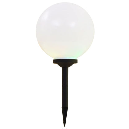 Zahradní Solární Lampy 2 Ks Led Kulovité Rgb