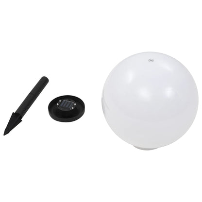 Zahradní Solární Lampy 2 Ks Led Kulovité Rgb