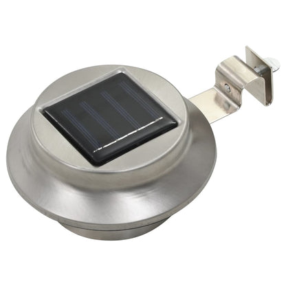 Zahradní Solární Lampy 6 Ks Led Kulaté 12 Cm Bílé
