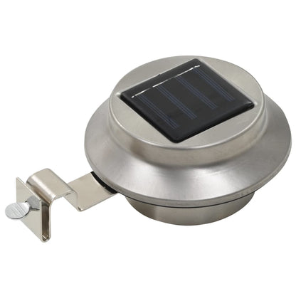 Zahradní Solární Lampy 6 Ks Led Kulaté 12 Cm Bílé