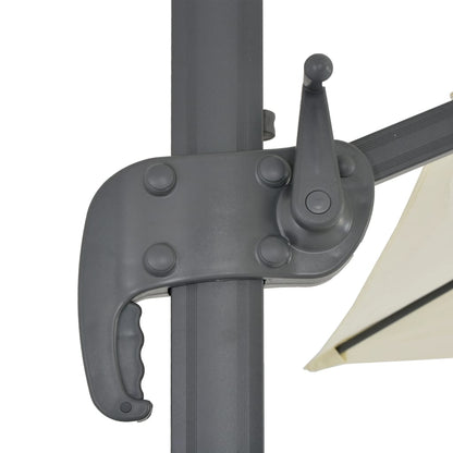 Boční Zahradní Slunečník S Hliníkovou Tyčí Pískový Písková