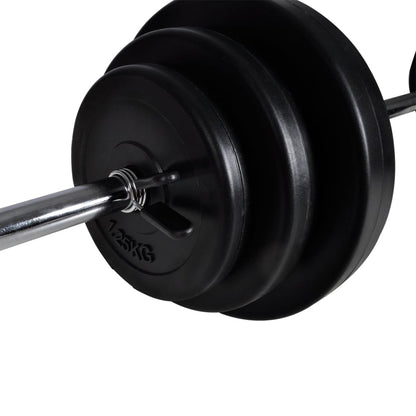 Posilovací Věž Se Sadou Činek Barbell A Dumbbell 30,5 Kg