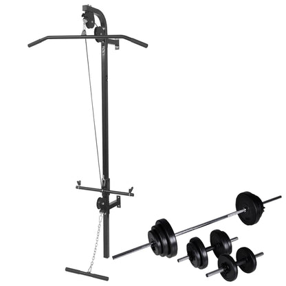 Nástěnná Posilovací Věž Se Sadou Činek 30,5 Kg