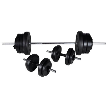 Posilovací Lavice Se Stojanem Na Závaží A Sadou Činek 60,5 Kg