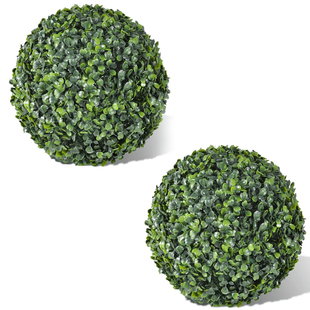 Umělý Buxus Koule 2 Ks 35 Cm