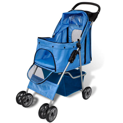 Kočárek Pro Psy 15 Kg Modrý