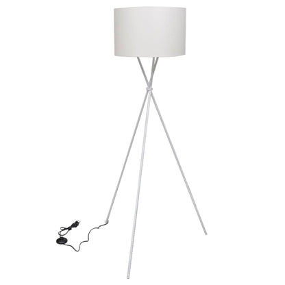 Stojací Lampa Se Stojanem Bílá 139 Cm