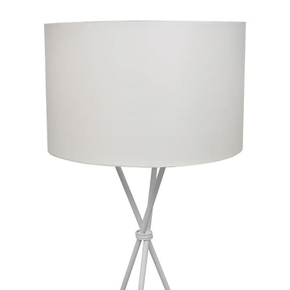 Stojací Lampa Se Stojanem Bílá 139 Cm