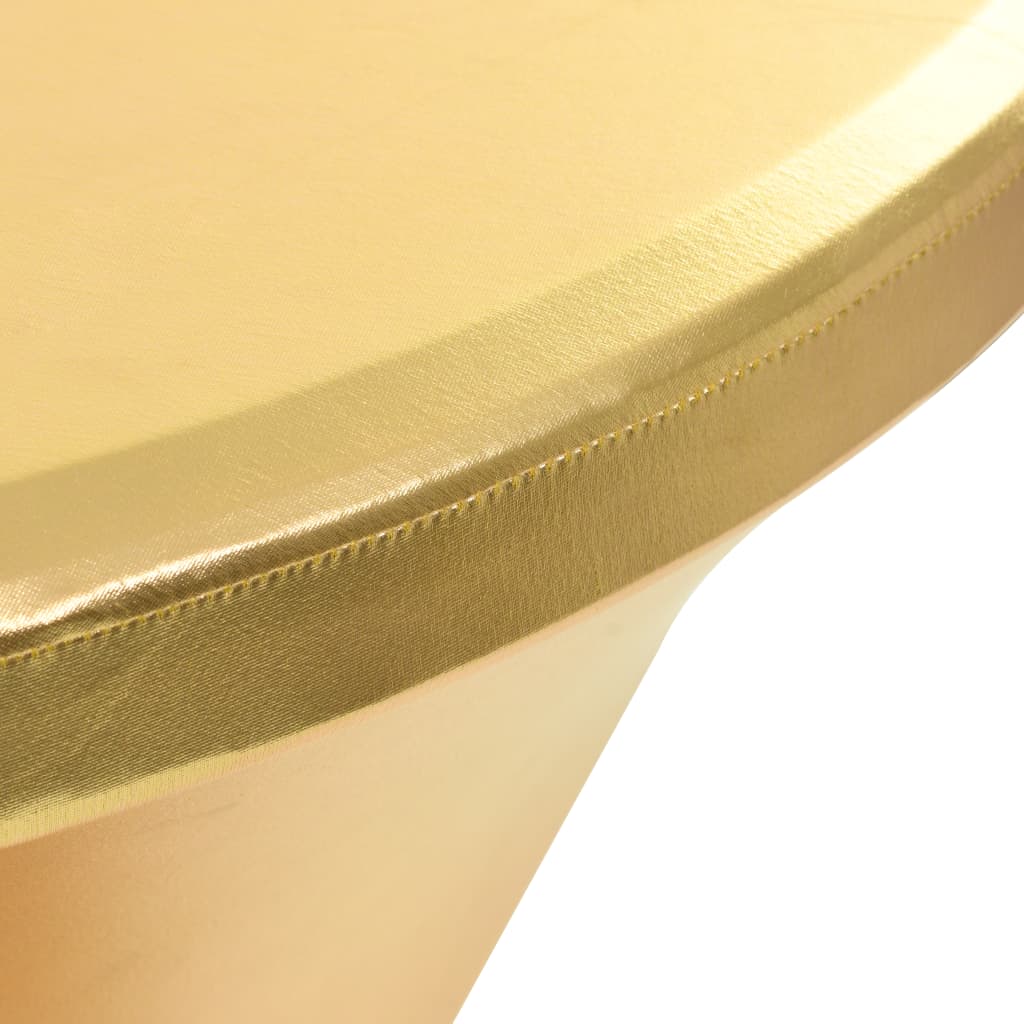 2 ks Elastické návleky na stůl zlaté 70 cm