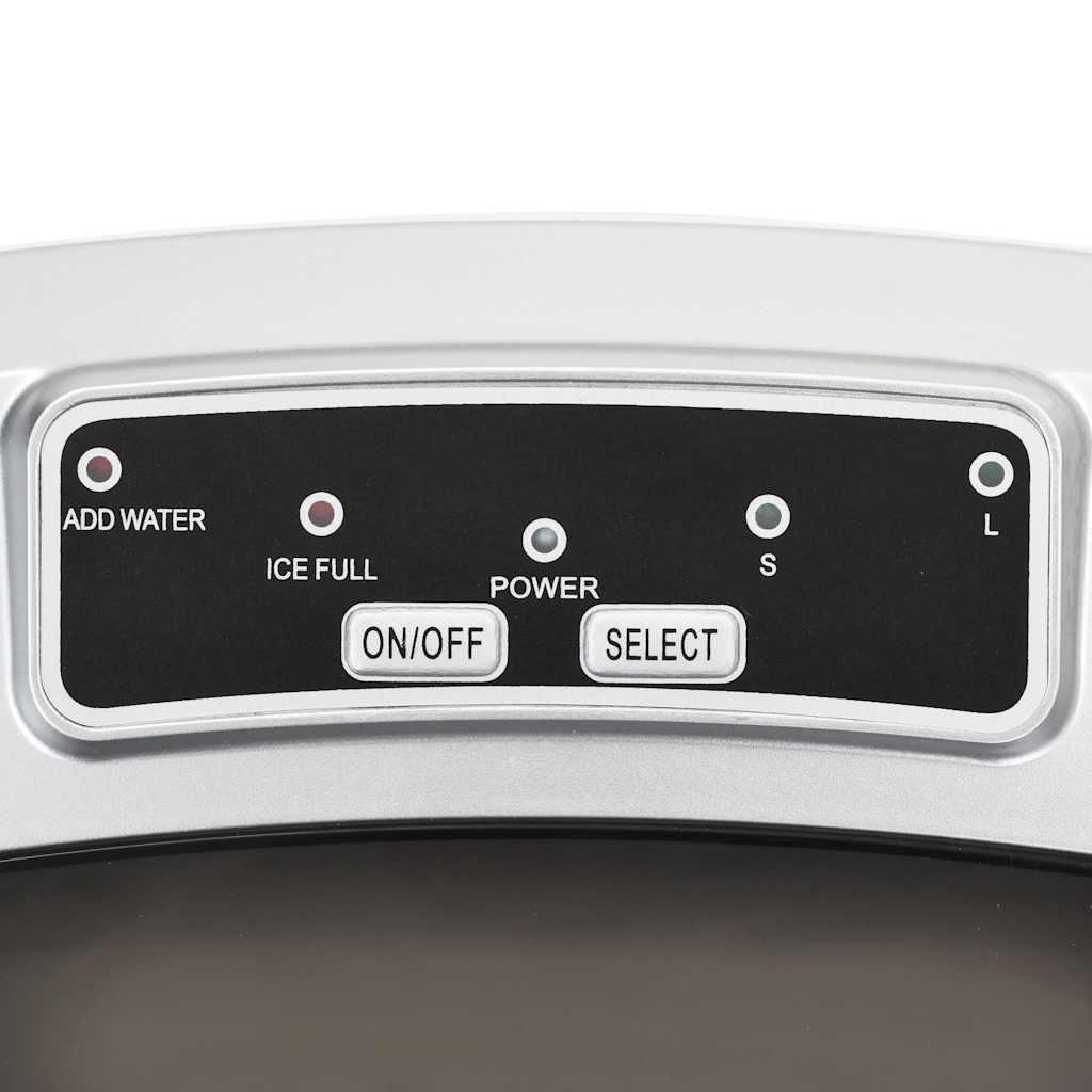 Výrobník Ledových Kostek 2,4 L Stříbrný 15 Kg/24 H