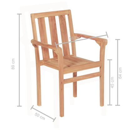 3Dílný Bistro Set Masivní Teak