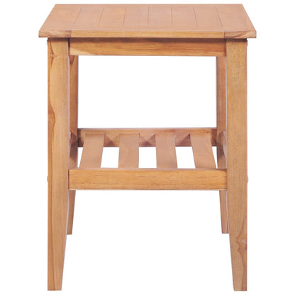Konferenční Stolek 40 X 40 X 50 Cm Čtvercový Masivní Teak