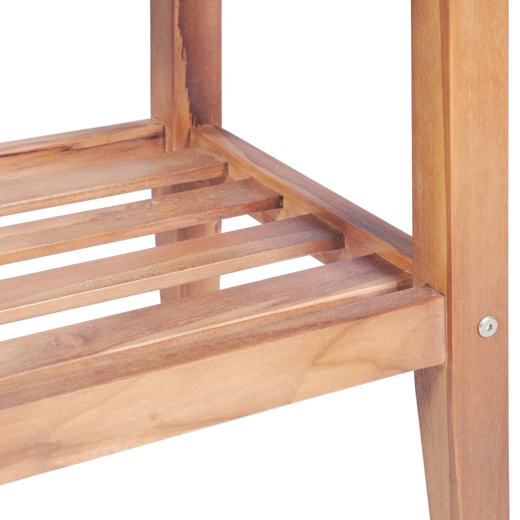 Konferenční Stolek 40 X 40 X 50 Cm Čtvercový Masivní Teak