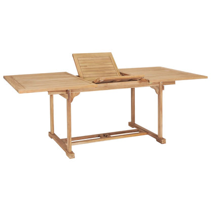 Rozkládací Zahradní Stůl (180–280) X 100 X 75 Cm Masivní Teak