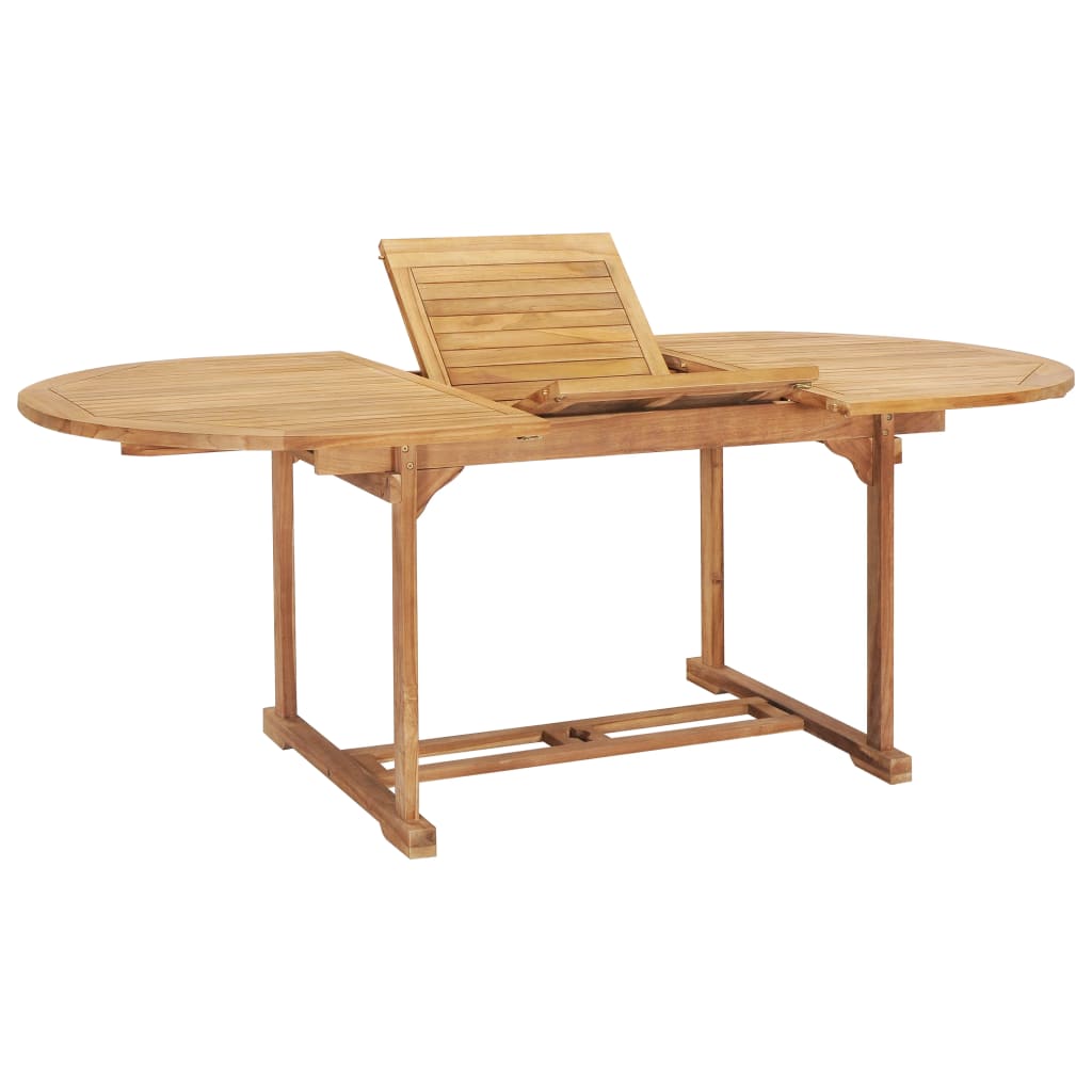 Rozkládací Zahradní Stůl (180–280) X 100 X 75 Cm Masivní Teak