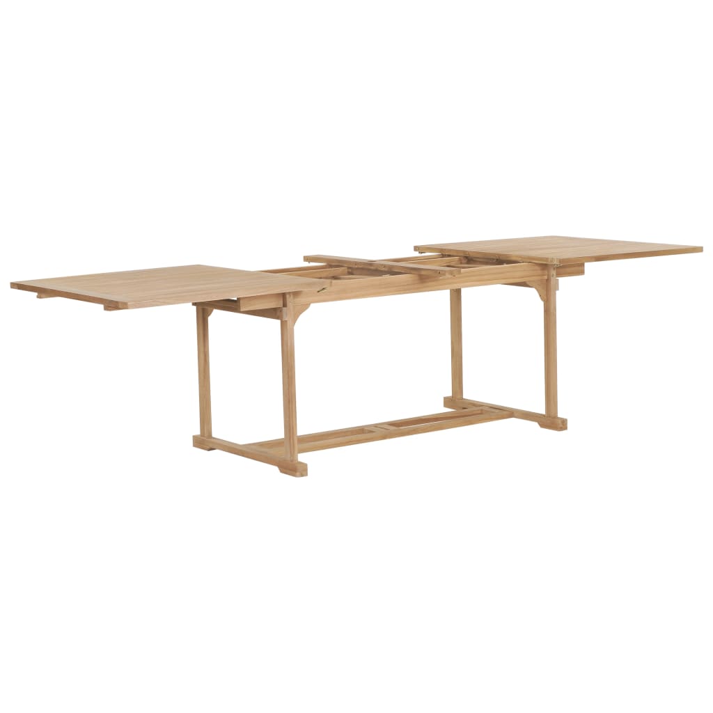 Rozkládací Zahradní Stůl (180–280) X 100 X 75 Cm Masivní Teak