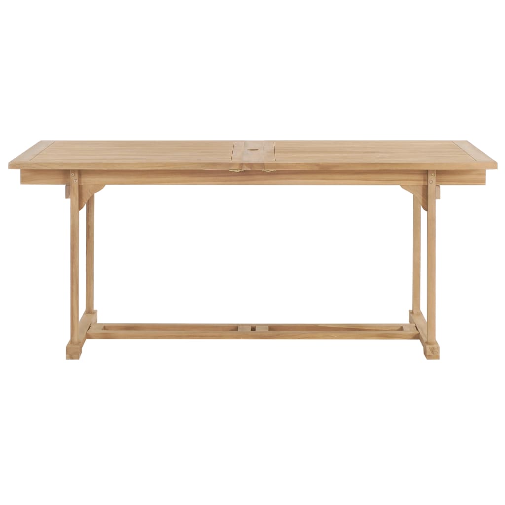 Rozkládací Zahradní Stůl (180–280) X 100 X 75 Cm Masivní Teak