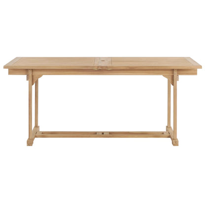 Rozkládací Zahradní Stůl (180–280) X 100 X 75 Cm Masivní Teak