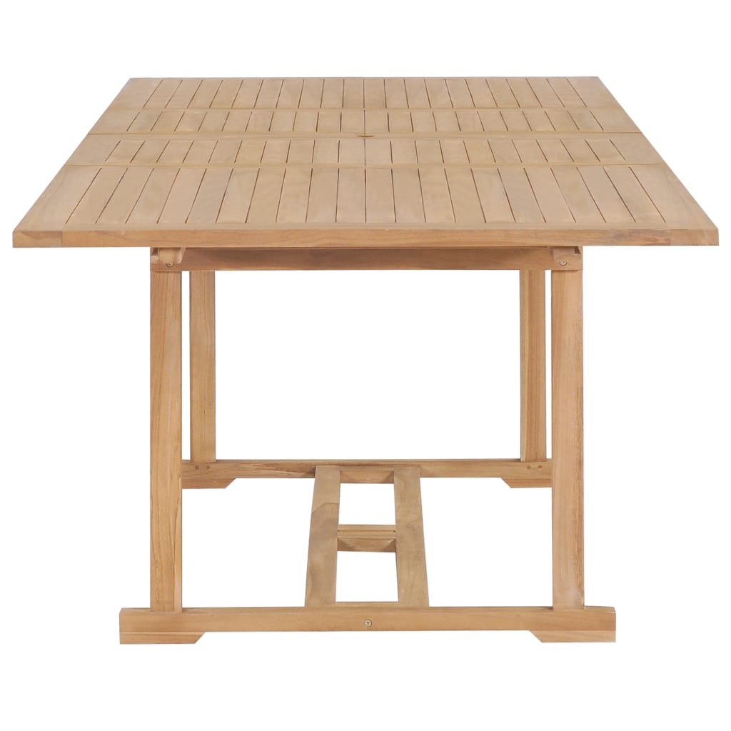 Rozkládací Zahradní Stůl (180–280) X 100 X 75 Cm Masivní Teak