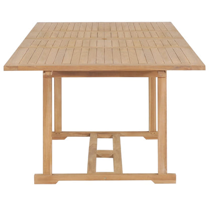Rozkládací Zahradní Stůl (180–280) X 100 X 75 Cm Masivní Teak