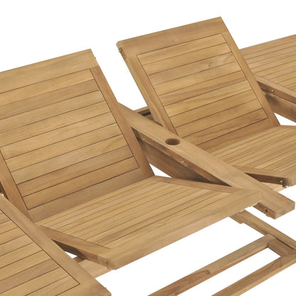 Rozkládací Zahradní Stůl (180–280) X 100 X 75 Cm Masivní Teak