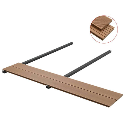 Terasová Deska 6 Ks Teak Wpc