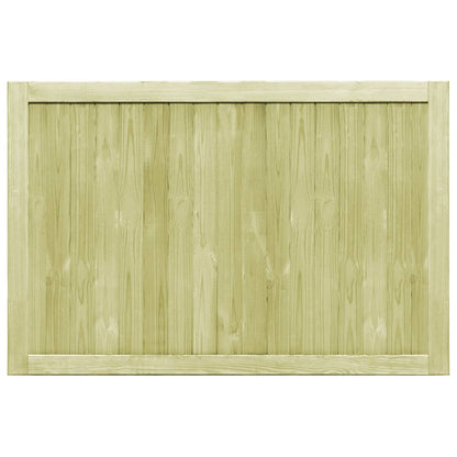 Zahradní Brána 2Křídlá Impregnovaná Borovice