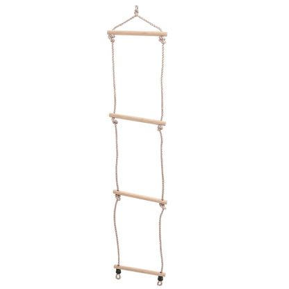 Houpací Sedátko S Lanovým Žebříkem Modré 37 X 15 Cm Pe