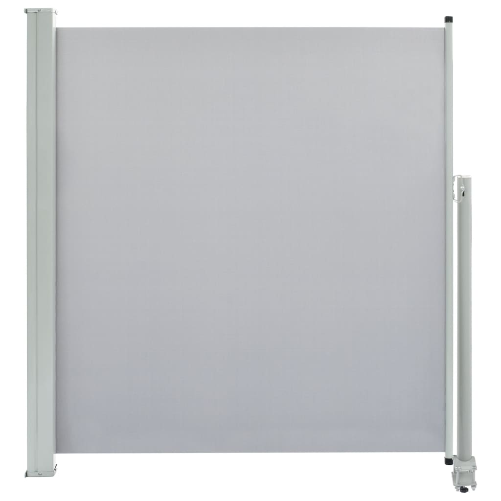 Terasová Zatahovací Boční Markýza Šedá